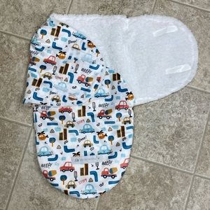 One piece baby boy swaddle